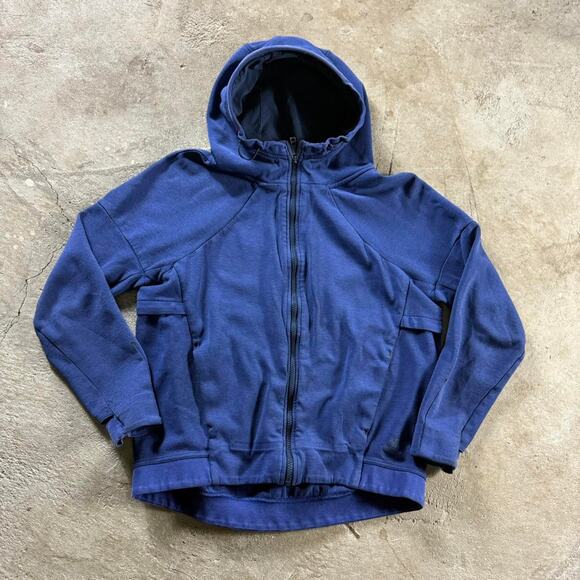 Blue Nike Tech Fleece Hoodie Sweatshirt - Picture 3 of 8